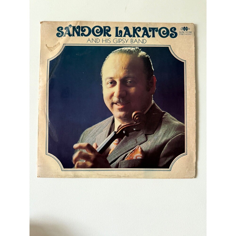 Sandor Lakatos And His Gipsy Band LP SLPX 10138 Qualiton Import Hungary Cleaned